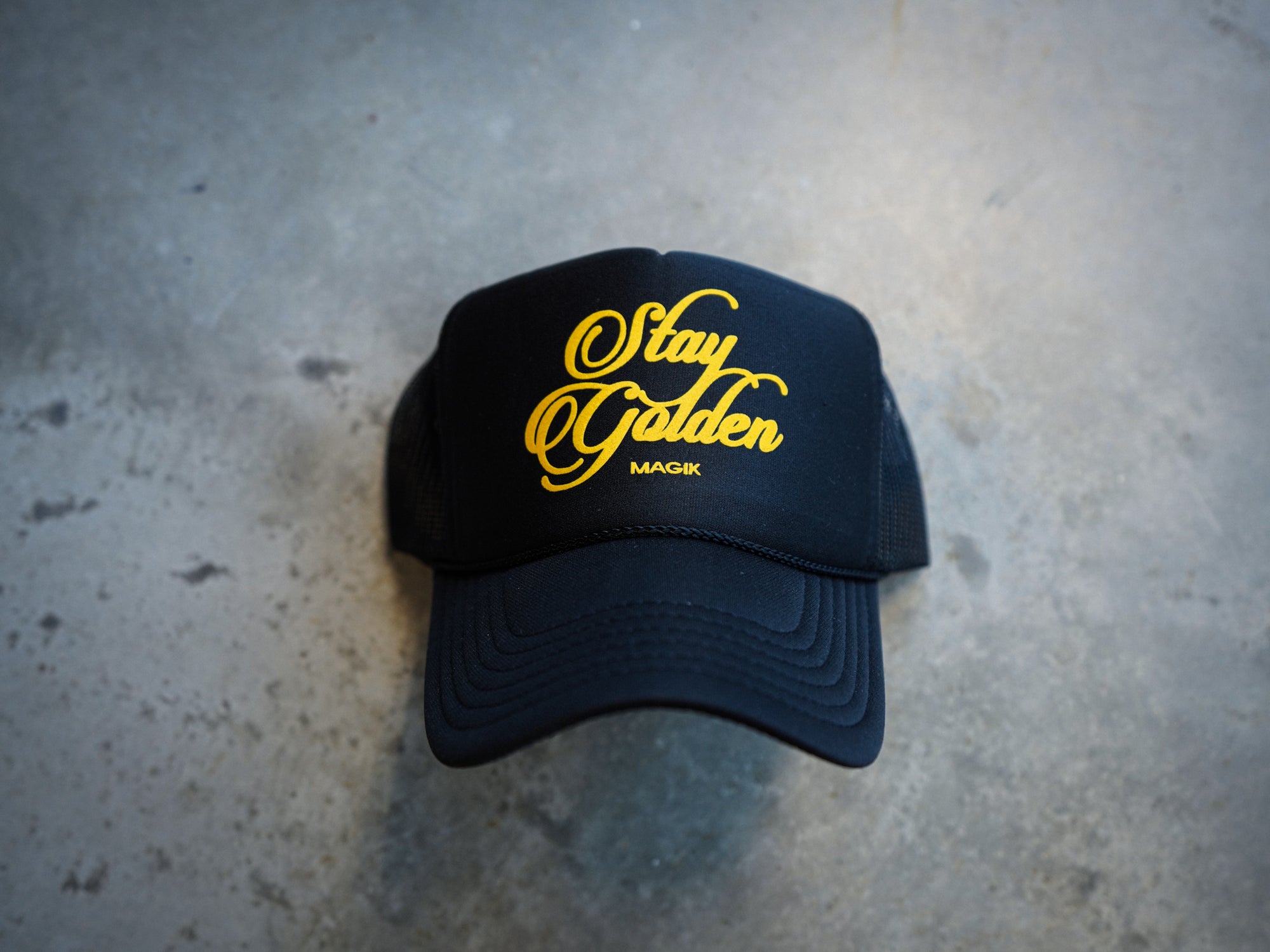 STAY GOLDEN TRUCKER - BLK/GLDN