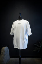 SIGNATURE STANDARD TEE - PURE WHITE/BLK