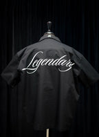 LEGENDARY VOYAGE BUTTON SHIRT - BLACK/WHITE