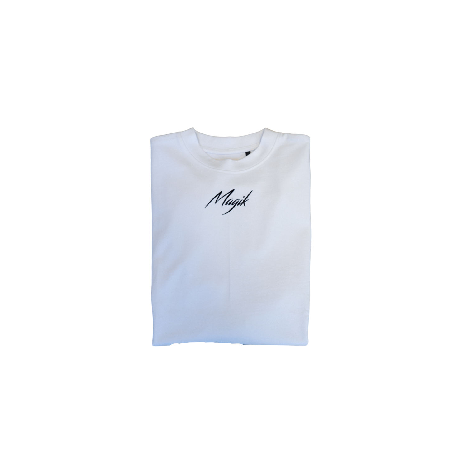 SIGNATURE STANDARD TEE - PURE WHITE/BLK