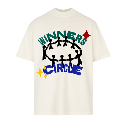 WINNERS CIRCLE TEE - IVORY/MULTI