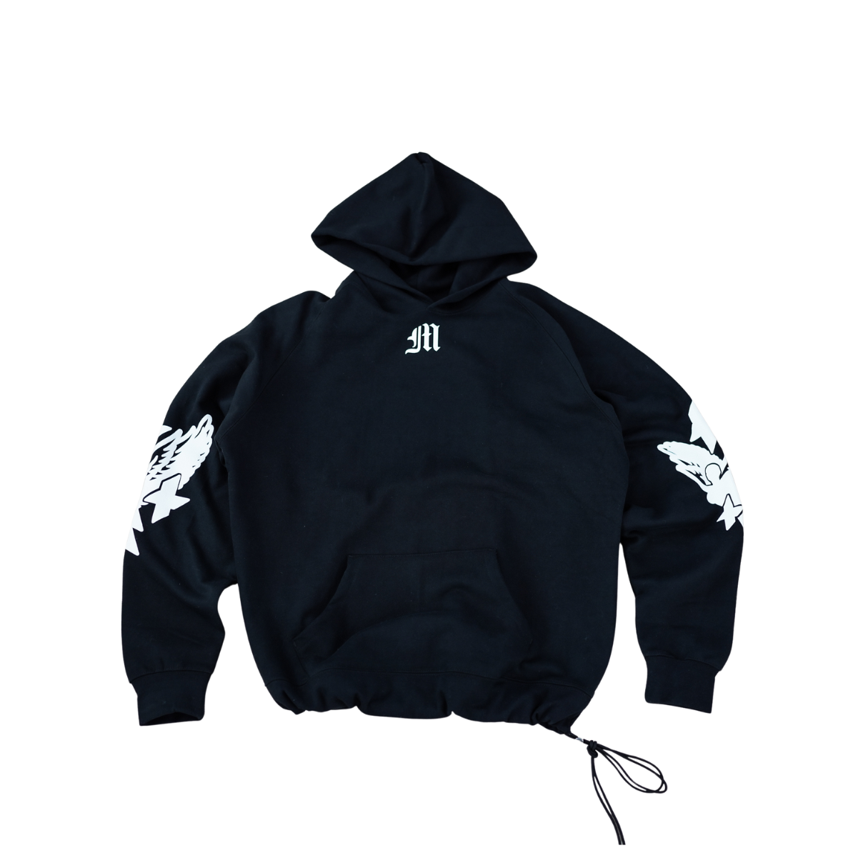 VICTORY HOODIE - BLK/WHITE