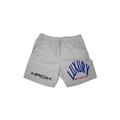 LUXURY SPORTS NYLON SHORT - SILVER/MULTI
