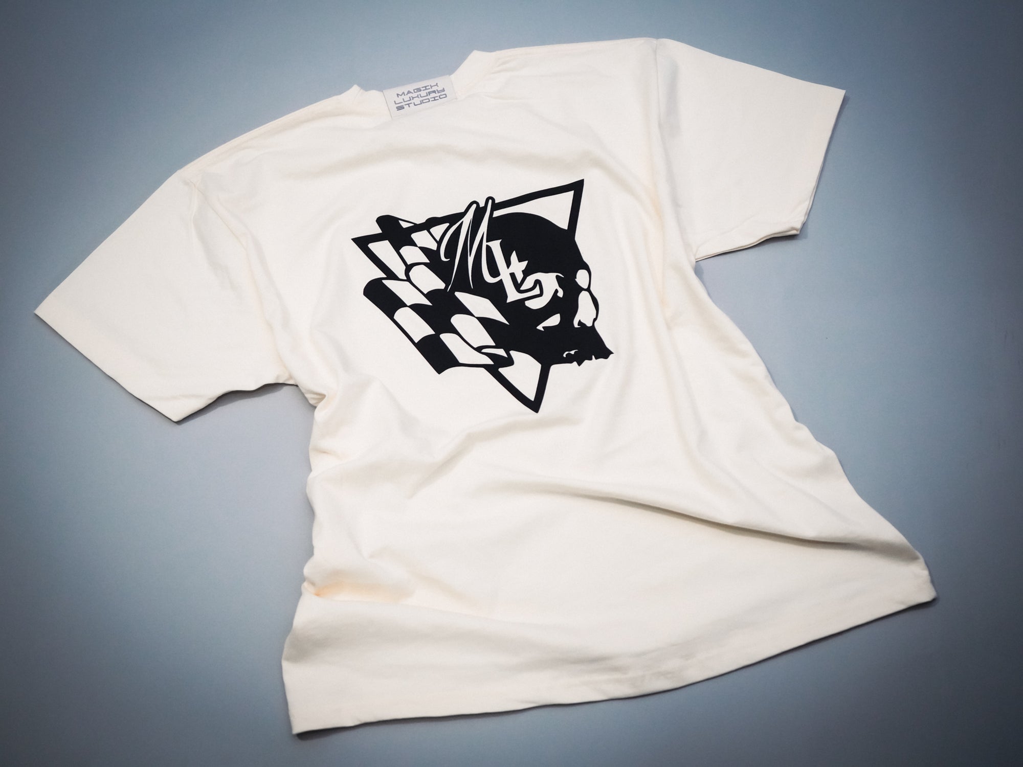 NO MERCY TEE - IVORY/BLACK