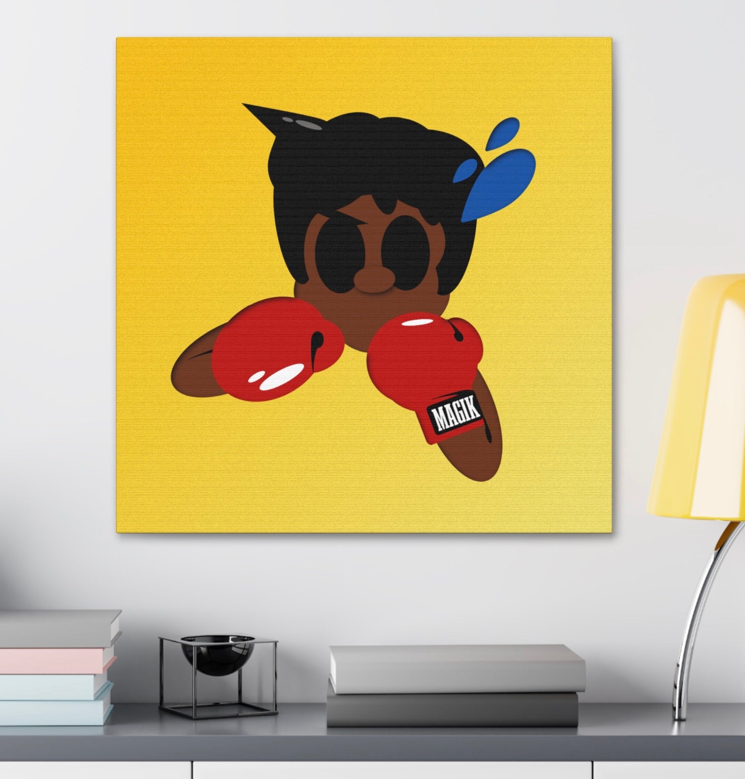 ALI GOLD CANVAS PRINT