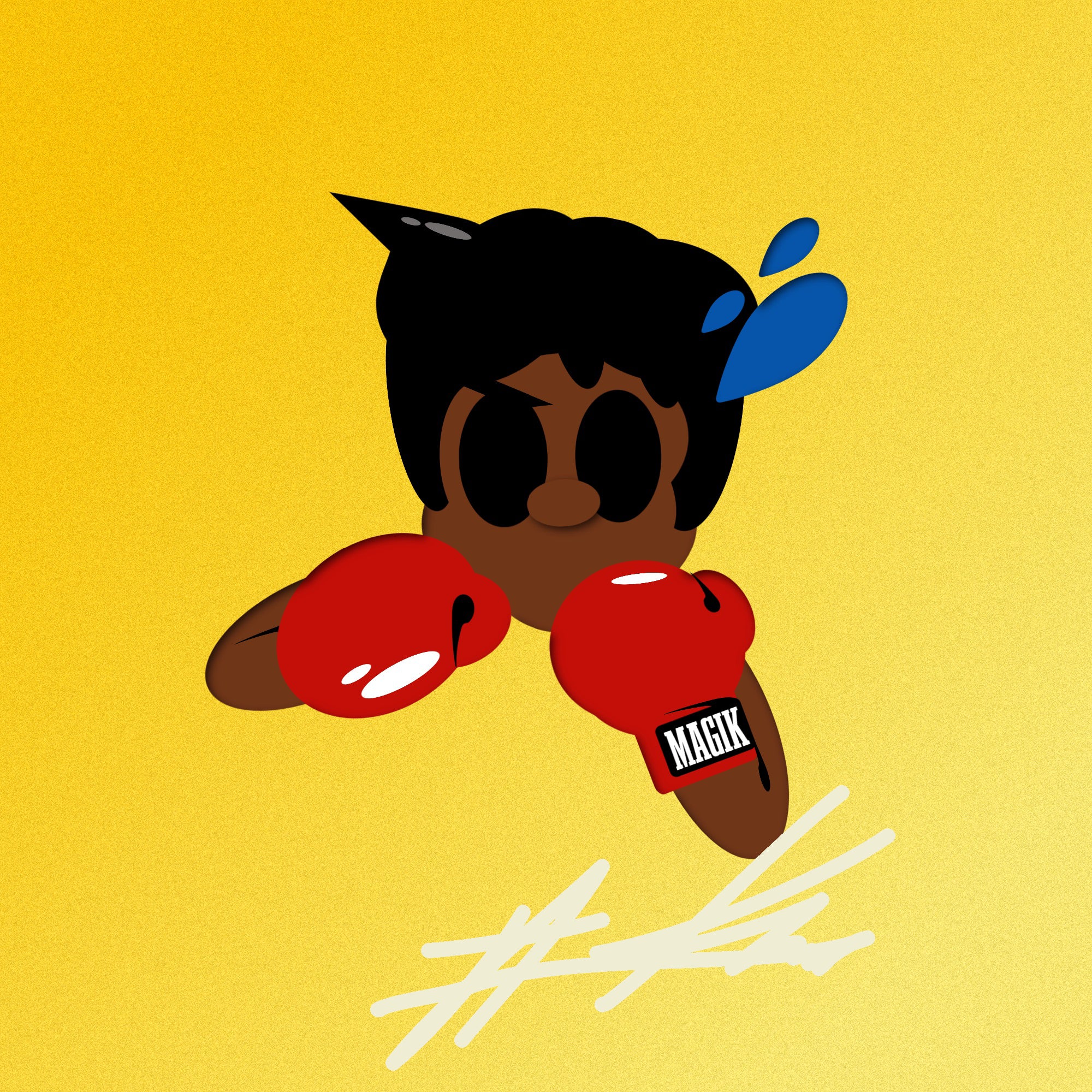ALI GOLD CANVAS PRINT